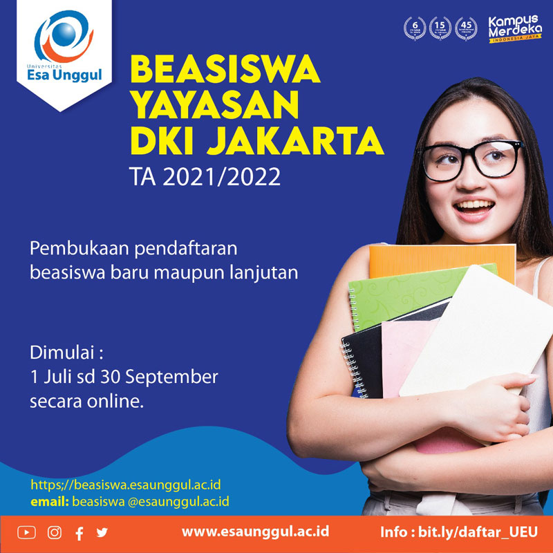 Informasi Pendaftaran Beasiswa Yayasan Dki Jakarta Ta 2021/2022